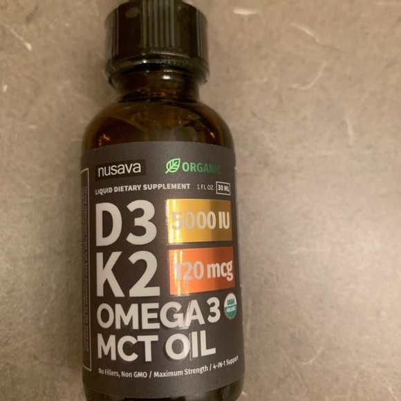 nusava Other New Sealed Organic D3 K2 Omega 3 Mct Oil Liquid